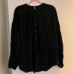 Free People eyelet top